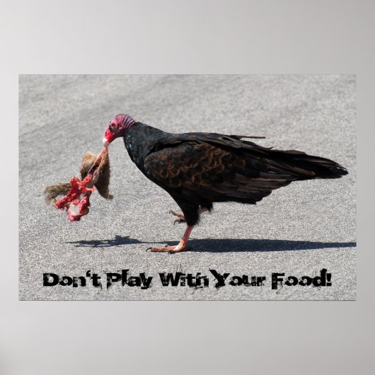 Speel niet met je eten! poster (Voorkant)