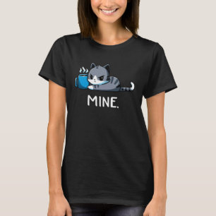 Speel Niet Met Mijn Java Kat Kitten Koffie T-shirt