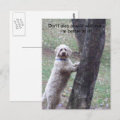 Speel niet stom met me... ik ben beter... briefkaart (Voorkant / Achterkant)