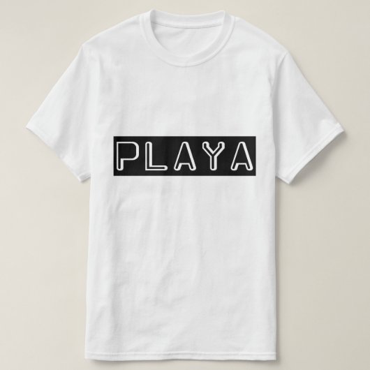 Speel op Playa  T-shirt (Design voorkant)
