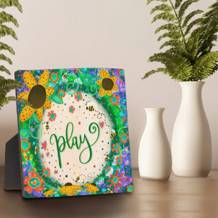 Speel schattig leuk grillig Kinder inspiratie Fotoplaat