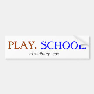 speel. school. bumpersticker