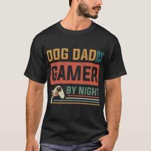 Speel uw vader op dag met games van acht Hondenlie T-shirt