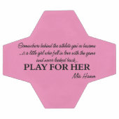 Speel voor haar voetbalprijsopgave voetbal (Enkel)