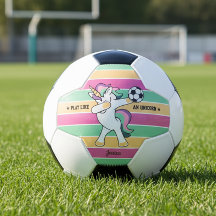 Speel zoals en Unicorn Retro Soccer Dabbing Unicor