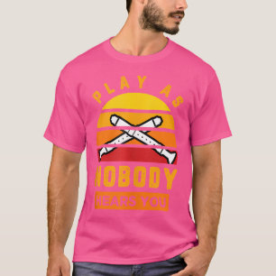 Speel zoals niemand je hoort fluiten t-shirt