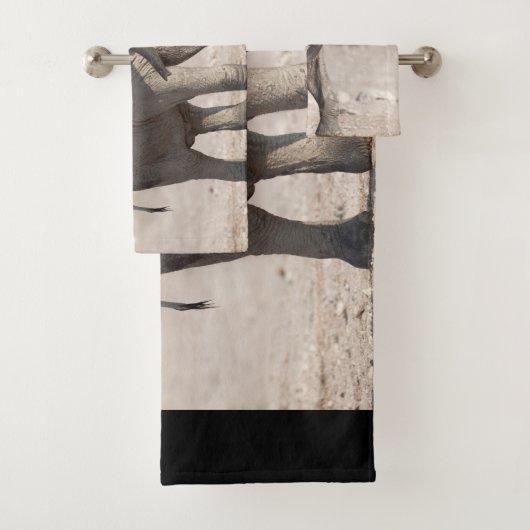 Speelbare jonge olifant bad handdoek (Insitu)