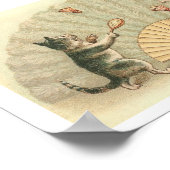 Speelbare  Katten Poster (Hoek)