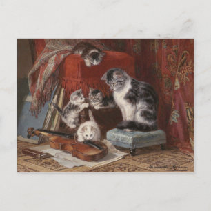 Speelbare katten - Ronner Briefkaart