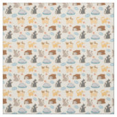 Speelbare katten stof (Swatch)