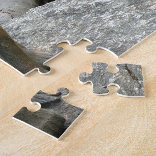Speelbare, schattige, slimme en vriendelijke bavia legpuzzel