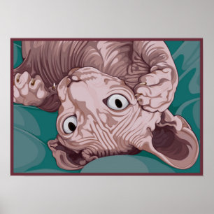 Speelbare sfinx poster