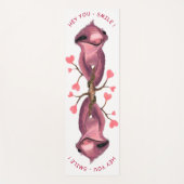 Speelbare Sloth Yoga Mat Smile - Jouw tekst - Colo (Voorkant)