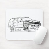 Speelgoed 4Runner gen2 1992+ Muismat (Met muis)