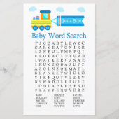 Speelgoed Baby shower Word Search Game (Voorkant)