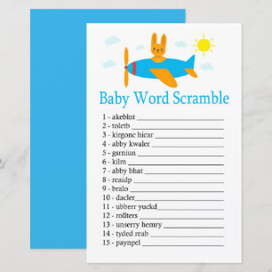 Speelgoed Baby word scramble game