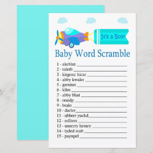 Speelgoed Baby word scramble game