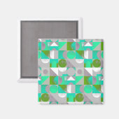 Speelgoed Blokken klein - groen Magneet (Voorkant / Achterkant)