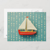 Speelgoed Boat Briefkaart (Voorkant / Achterkant)