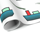 Speelgoed Boat Cadeaupapier (Rol Hoek)