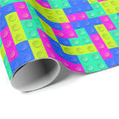 Speelgoed-bouwstenen Cadeaupapier (Rol Hoek)