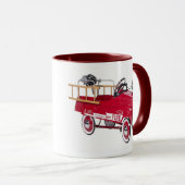 Speelgoed brandweermotor - Mok (Voorkant rechts)