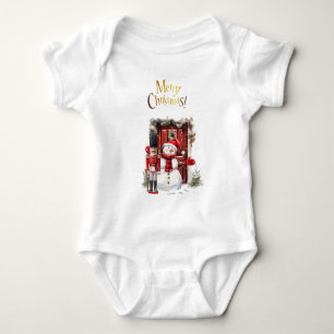 Speelgoed Britse soldaat Bearskin pet en sneeuwman Romper