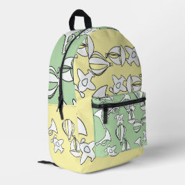 Speelgoed Collectie Kinder Geel Groene Kinder Bedrukte Rugzak