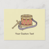 Speelgoed Drum Briefkaart (Voorkant)