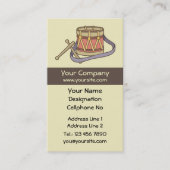 Speelgoed Drum Visitekaartje (Voorkant)