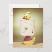 Speelgoed eendenlamp briefkaart (Voorkant / Achterkant)