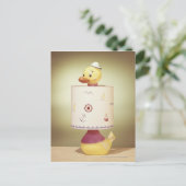 Speelgoed eendenlamp briefkaart (Staand voorkant)