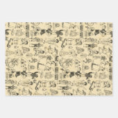  speelgoed en spelende kinderen patroon inpakpapier vel (Voorkant 2)