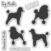 Speelgoed en standaard-Sticker Silhouettes Sticker (Voorkant)