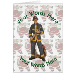 Speelgoed Fireman Custom Kerstmis