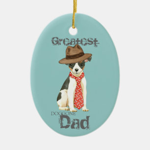 Speelgoed Fox Terrier Dad Ceramic Ornament