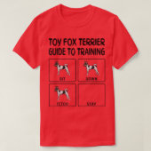 Speelgoed Fox Terrier Guide to training Dog Obedie T-shirt (Design voorkant)