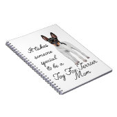 Speelgoed Fox Terrier Ma Journal Notitieboek (Rechterzijde)