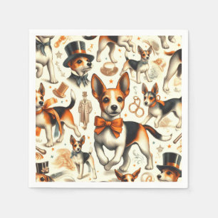  Speelgoed Fox Terrier Naadloos Servet