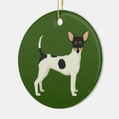 Speelgoed Fox Terrier Ornament (Links)