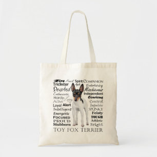 Speelgoed Fox Terrier Traits Canvas tas