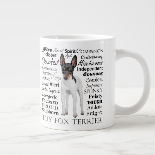 Speelgoed Fox Terrier Traits Jumbo Mok (Rechts)