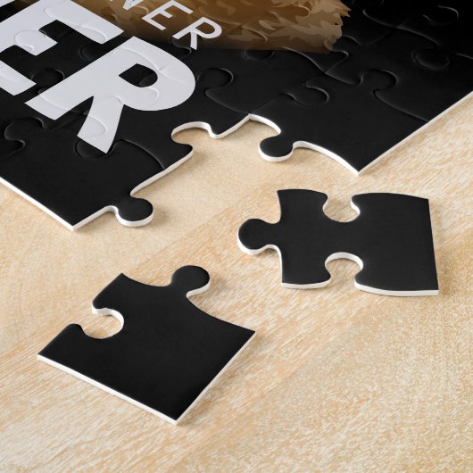 speelgoed-halfrobot van beer. legpuzzel (Zijkant)