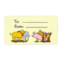  Speelgoed Hond, Paarden, Varken, Elephant Gift La