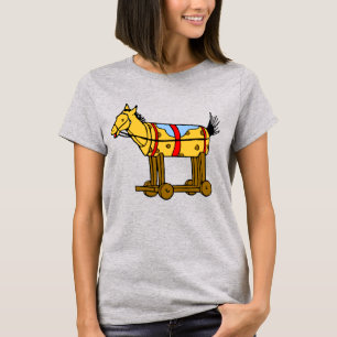 Speelgoed Horse met Wielen  Kunst T-shirt