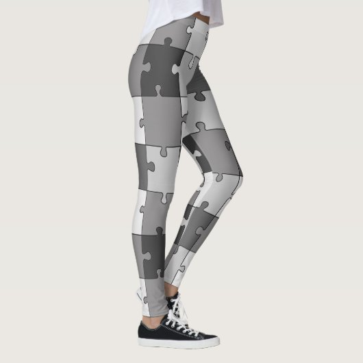 Speelgoed Jigzaag Puzzle Gray Tones Leggings (Rechts)