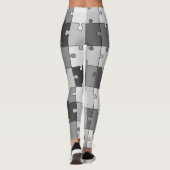 Speelgoed Jigzaag Puzzle Gray Tones Leggings (Achterkant)