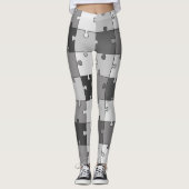 Speelgoed Jigzaag Puzzle Gray Tones Leggings (Voorkant)