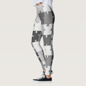 Speelgoed Jigzaag Puzzle Gray Tones Leggings (Links)