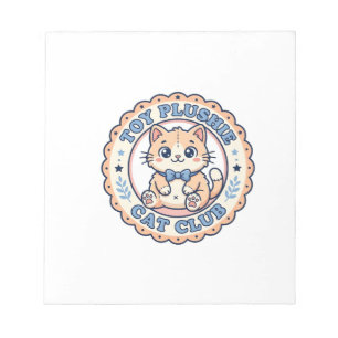 Speelgoed Knuffel Kat Cute Kat T-Shirt Ontwerp - S Notitieblok